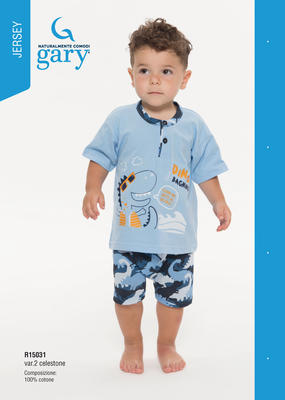 PIGIAMA NEONATO M/M R15031 Ingrosso Pigiami 0/16 Anni Tellini S.r.l.